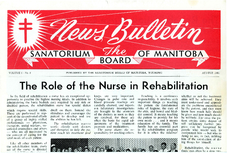 Image of cover: Sanatorium Board of Manitoba - News Bulletin - August 1964