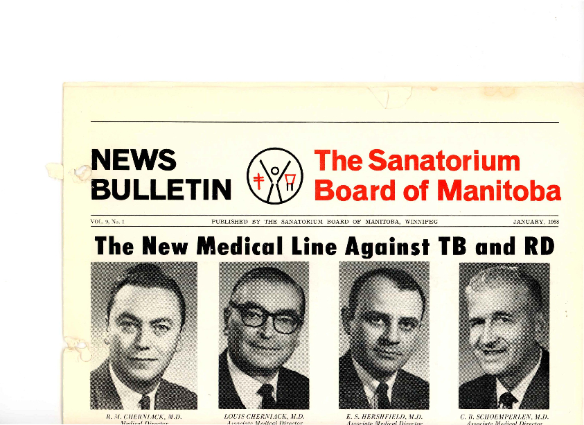 Image of cover: Sanatorium Board of Manitoba - News Bulletin - January 1968