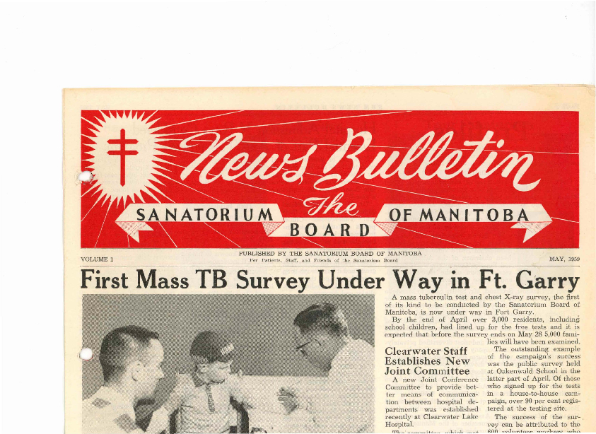 Image of cover: Sanatorium Board of Manitoba - News Bulletin - May 1959