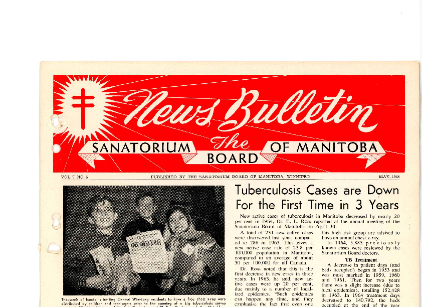 Image of cover: Sanatorium Board of Manitoba - News Bulletin - May 1965