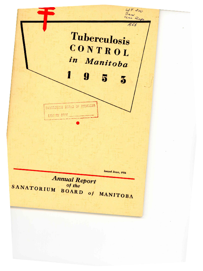 Image of cover: Sanatorium Board of Manitoba - Annual Report 1953