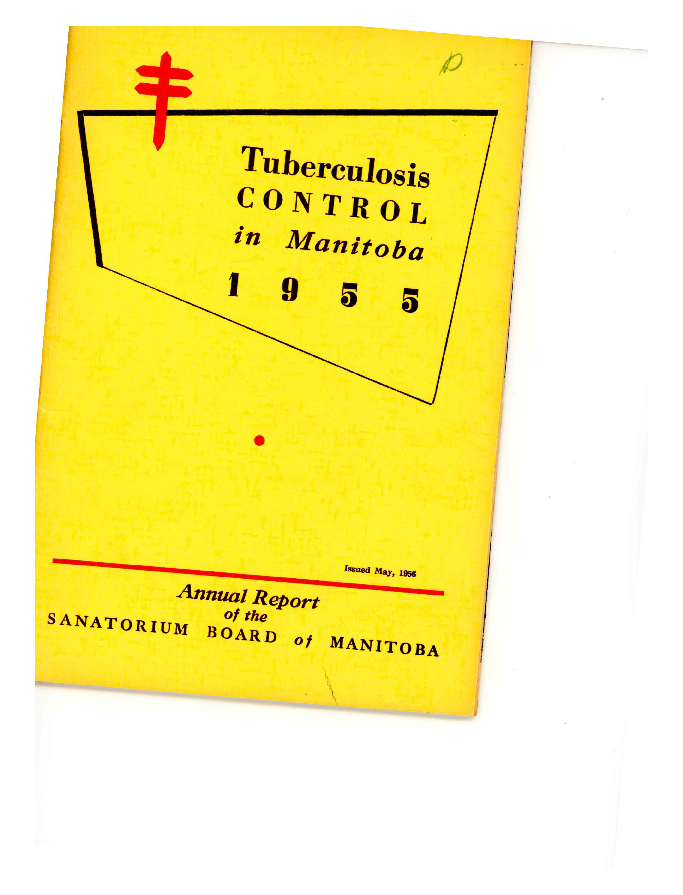 Image of cover: Sanatorium Board of Manitoba - Annual Report 1955