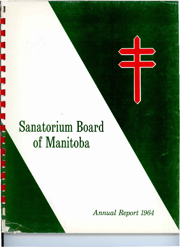 Image of cover: Sanatorium Board of Manitoba - Annual Reports 1964