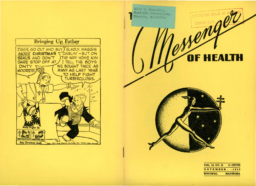 Image of cover: The Messenger of Health - November 1955